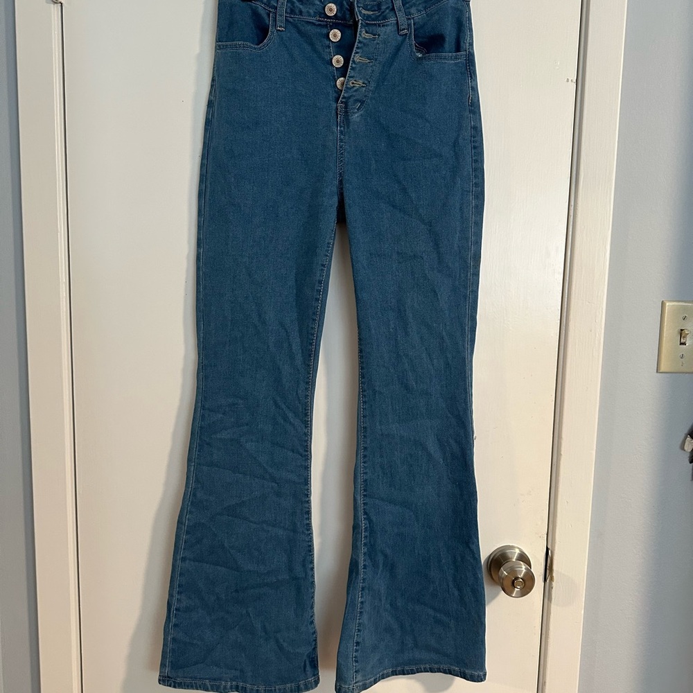 ✨Shein High-Waisted Flared Jeans✨